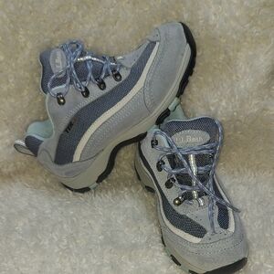 L.L. Bean Gray Sneakers with Breathable Mesh and Synthetic Material